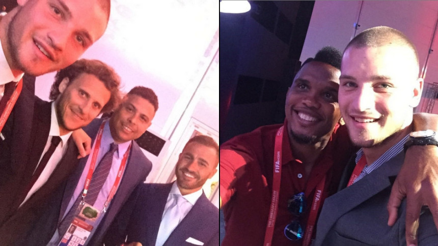 Каква част: Рајков "селфи" са највећим легендама!