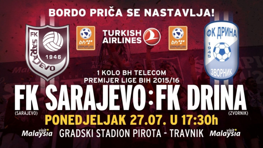 ПЛ БиХ: Сарајево декласирало Дрину - 6:1!