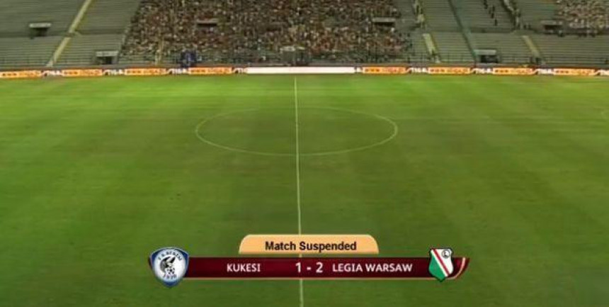 Legiji pobeda, Kukešiju kazna i prazan stadion!