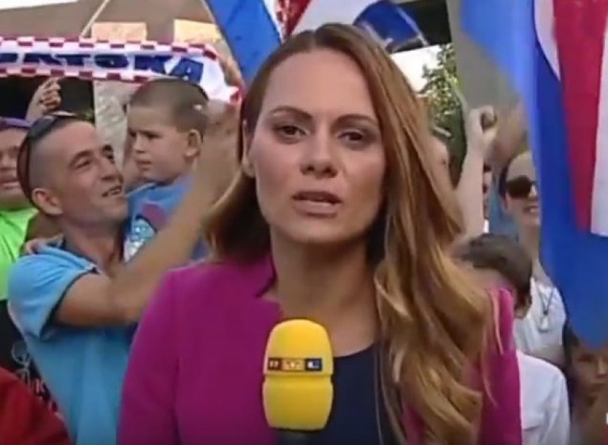 Hrvatska novinarka ućutkala rulju i uzvike "Za dom spremni"!