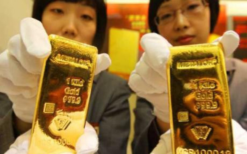 Kineske zlatne rezerve porasle za 19 tona