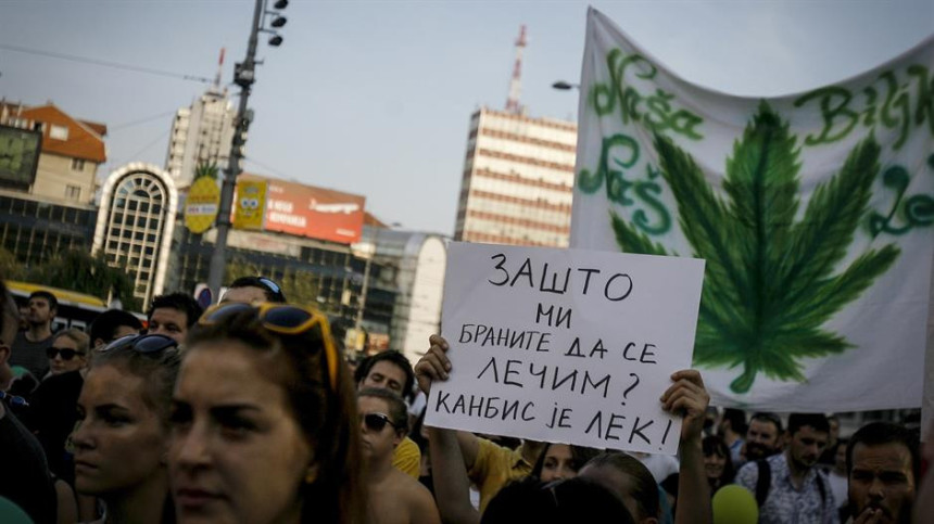 U Beogradu protest za legalizaciju marihuane