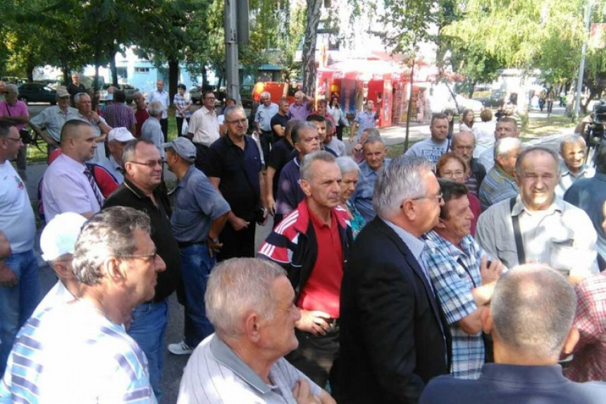 Protest nezadovoljnih boraca Srpske