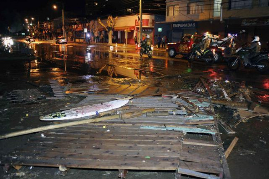 Strašan cunami pogodio obale Čilea