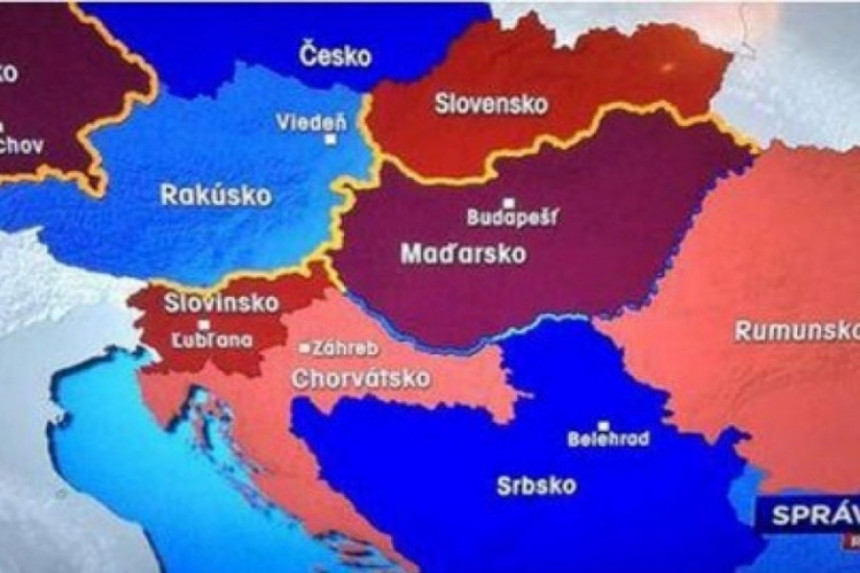 Словачка телевизија: БиХ је територија Србије