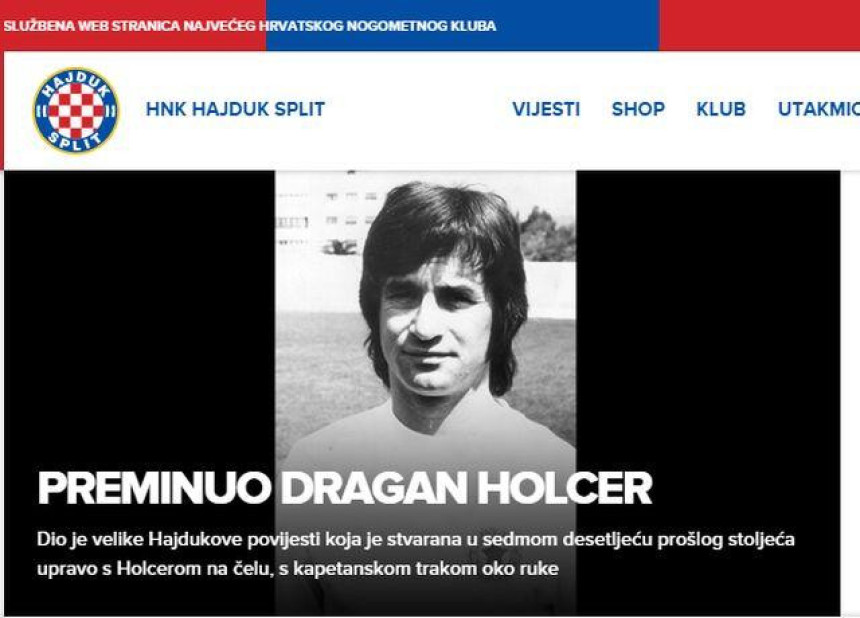 Preminuo Dragan Holcer!