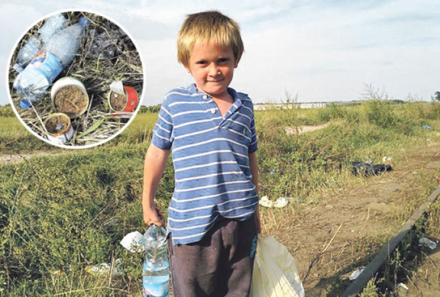 On živi od otpadaka koje Sirijci bacaju