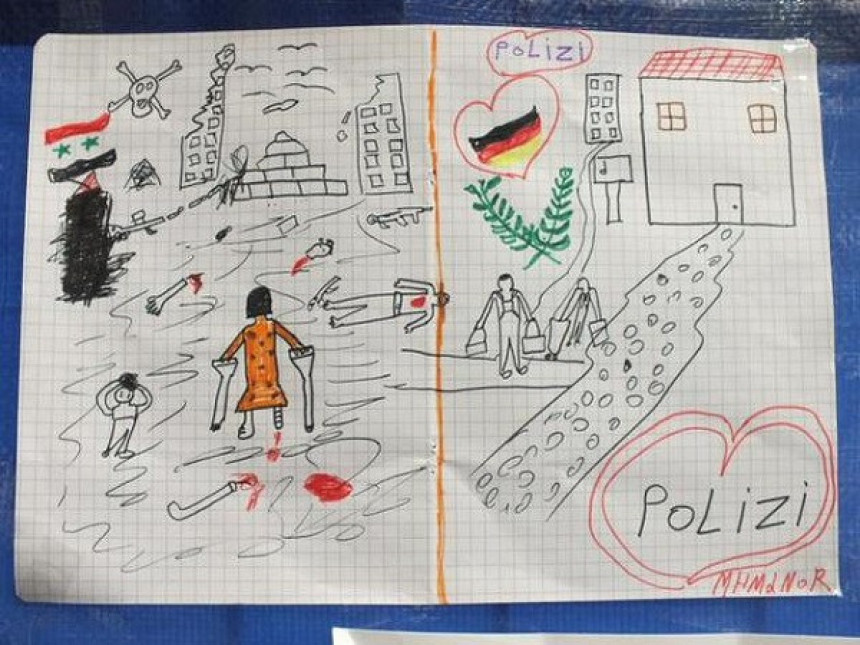 Crtež sirijskog dječaka šokirao cijeli svijet