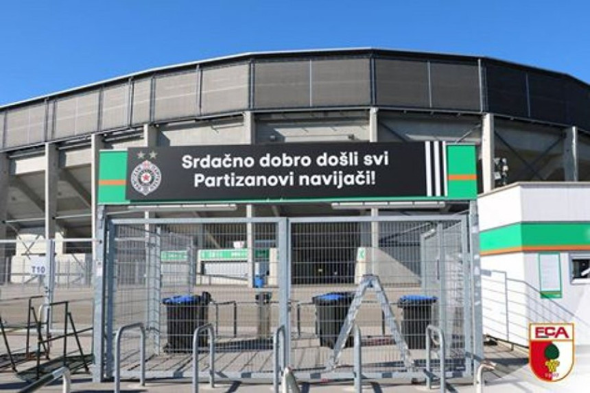 Sjajno i šmekerski! Augsburg će na stadionu pustiti i himnu Partizana!