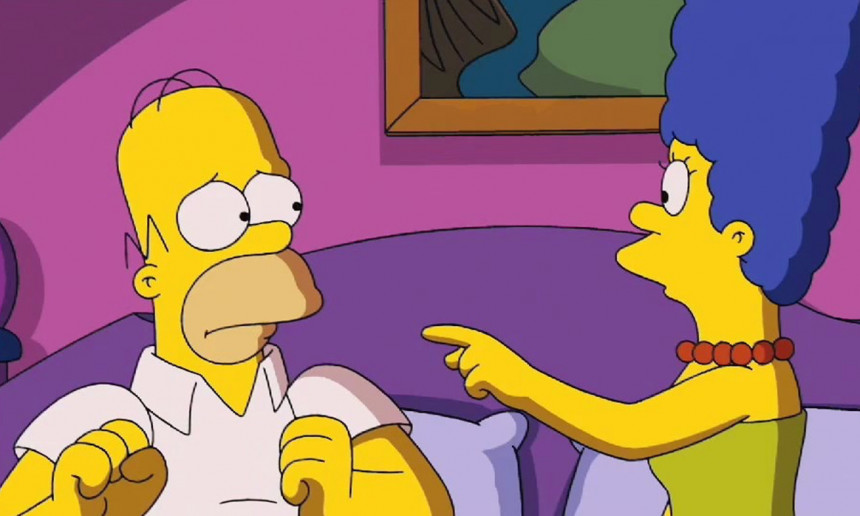 Homer Simpson se razvodi od Mardž
