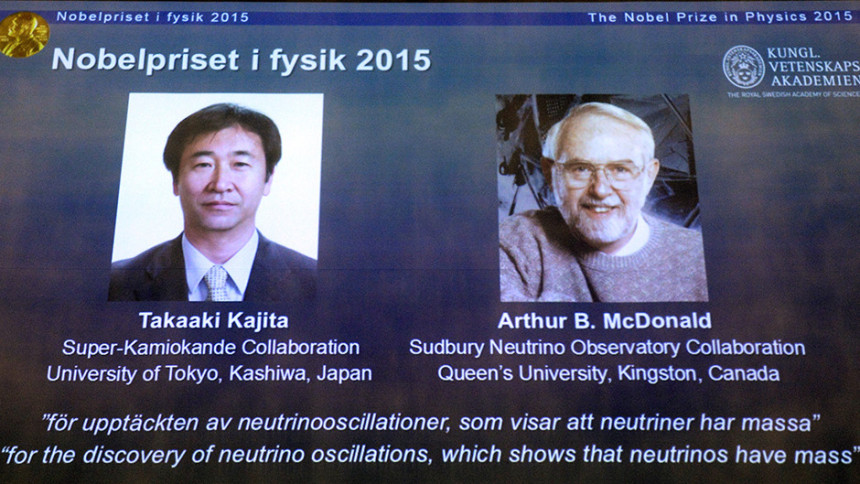 Nobel za fiziku: Neutrini imaju masu