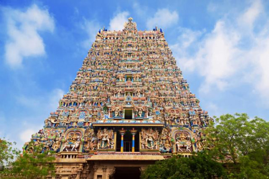 Најшаренији храм у Индији
