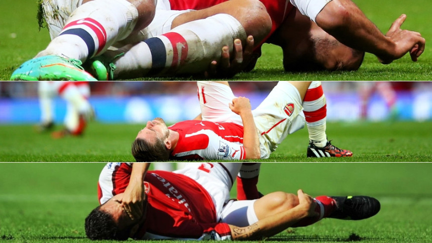 To je Arsenal - povreda, izmjena, povreda!