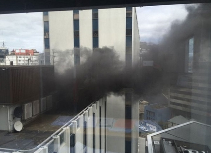 Велингтон: Пожар у згради Парламента