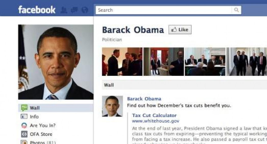 Obama sada ima nalog na Fejsbuku