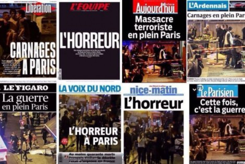 Francuska štampa: "Sada je stvarno rat!"