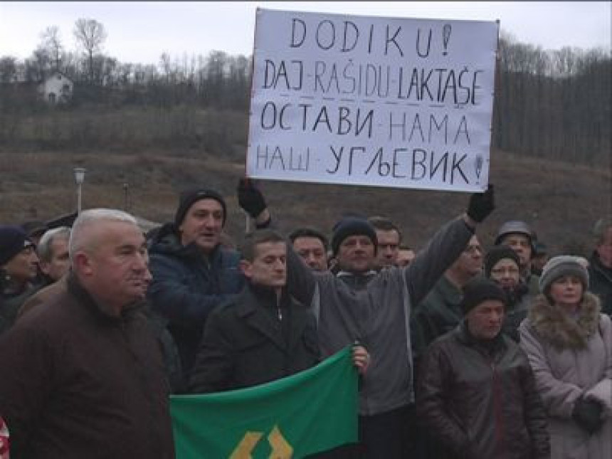 Protest radnika RiT-e Ugljevik