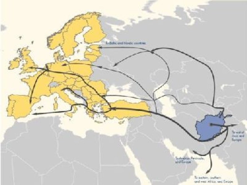 БиХ ТРАНЗИТНИ КОРИДОР ЗА ТРГОВИНУ ДРОГОМ