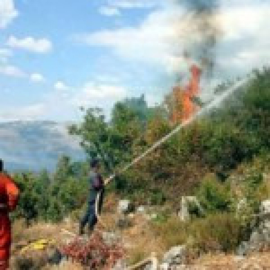 Požar u Berkovićima i dalje aktivan