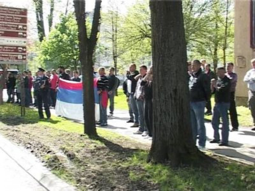 Protest bivših vojnika iz Republike Srpske (VIDEO)