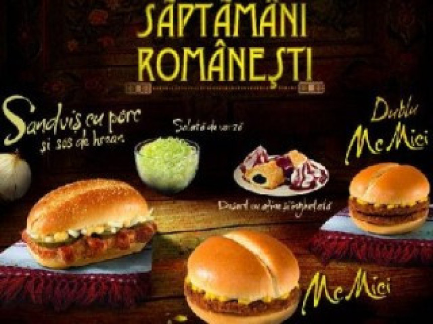 Rumunski "Mekdonalds" nudi ćevapčiće