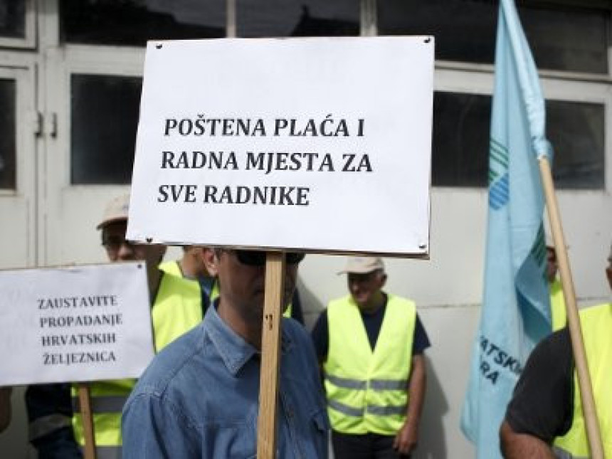 Штрајк жељезничара и машиновођа у Хрватској
