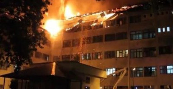 Bihaćka bolnica izgorjela zbog opuška?