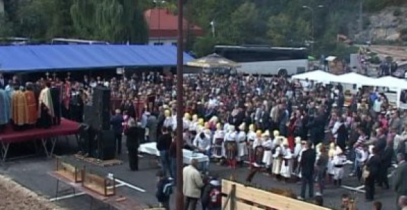 Slavlje na višegradskom trgu (VIDEO)