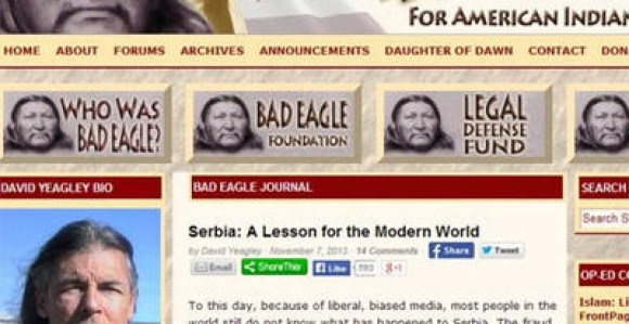 Indijanski poglavica pisao o Srbiji