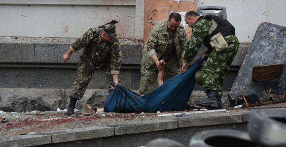 Ukrajinska vojska granatira Lugansk