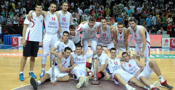 Ubjedljiv start košarkaša Srbije