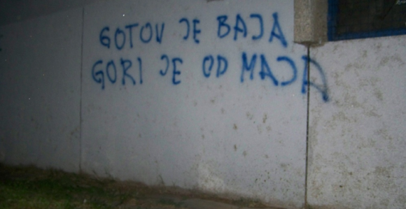 Grafiti protiv Dodika