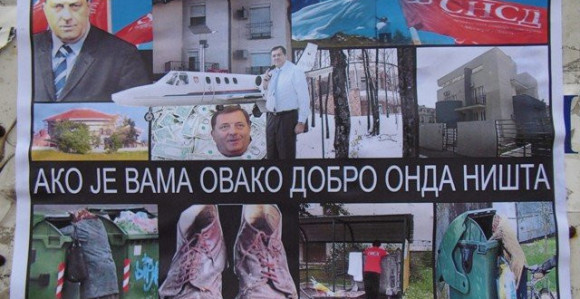 Rogatica: Plakati protiv Dodika