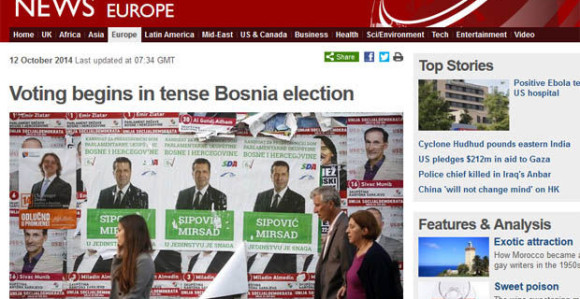 Strani mediji o izborima u BiH