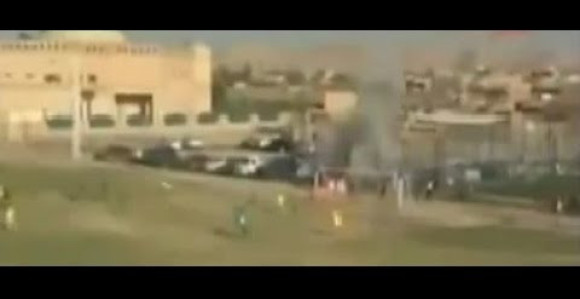 Видео: Граната прекинула утакмицу!