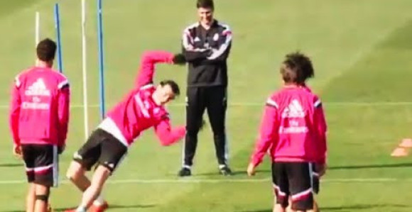 Video: Bejl se osramotio na treningu Reala!