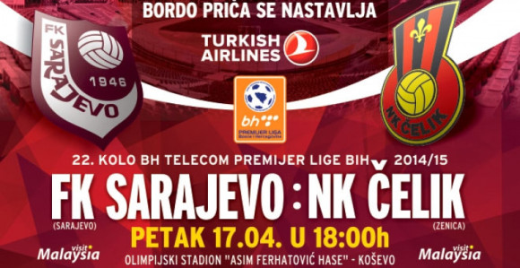 ПЛ БиХ: Сарајево - Челик 1:1!