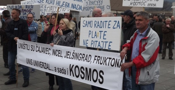 Radnici Kosmosa dobili međunarodnu podršku!