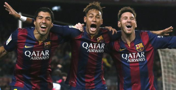 Video: Suarez + Nejmar + Mesi = 102 gola!