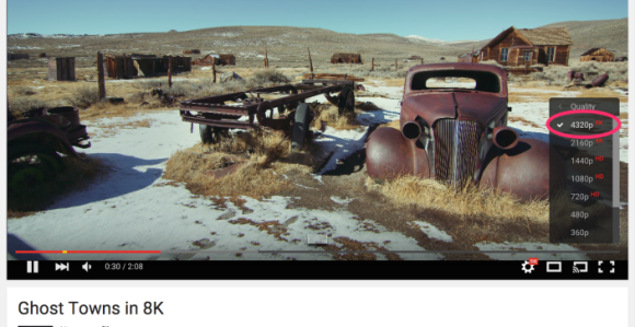YouTube sada podržava 8K video