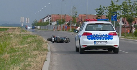 Bijeljina: Povrijeđen motociklista