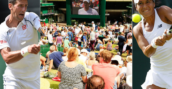 Vimbldon - 5. dan, najava: Nole, Aleksandra, Zimonjić...