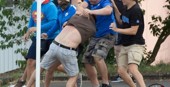 Video: Navijači Dinama se ''makljali'' međusobno u Luksemburgu!