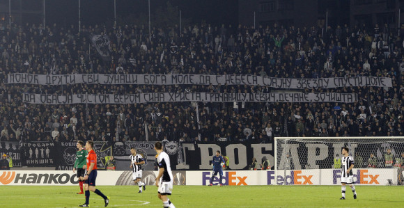 Strah od UEFA-e: Rusi kažnjeni za "Kosovo je Srbija", sad i Partizan na udaru?!