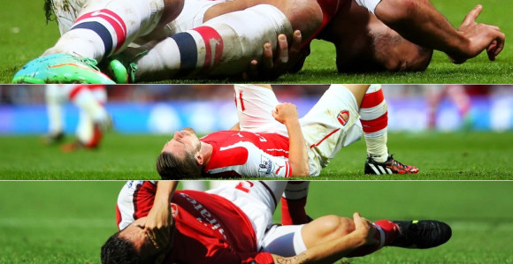 To je Arsenal - povreda, izmjena, povreda!