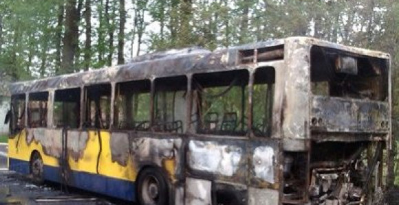Izgorio autobus u Beogradu