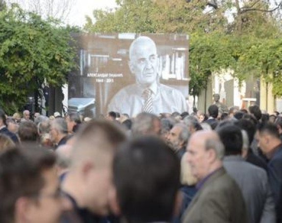 Посљедњи опроштај од Александра Тијанића