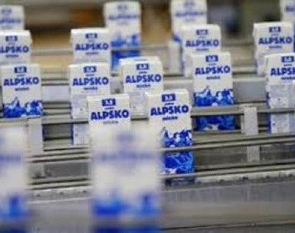 Неисправно "Алпско млеко"