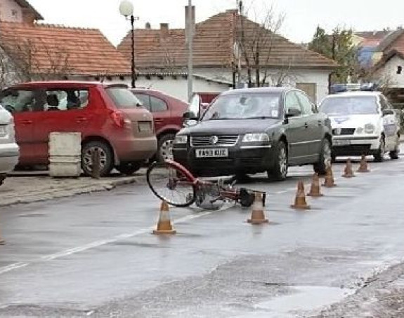 U centru Bijeljine povrijeđen biciklista 
