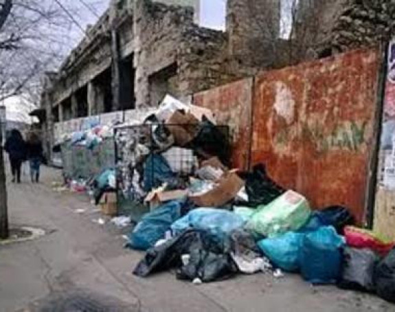 Mostar zatrpan smećem